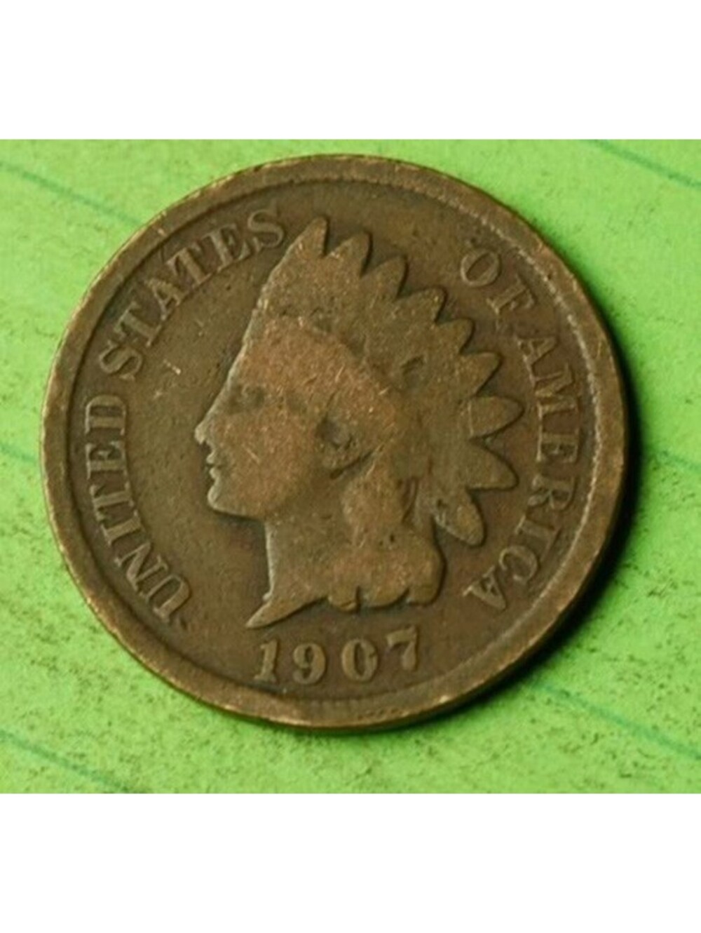 X367 1907 Indian Head Cent Penny 1c - Check Out Our eBay Store - old coin money